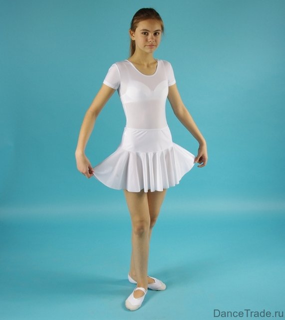 Купальник с юбкой гимнастический Альера